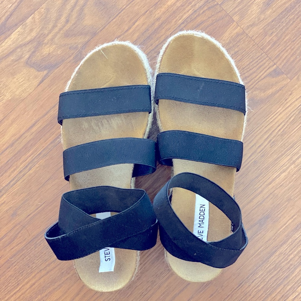 Steve Madden Kimmie flat form espadrille sandals